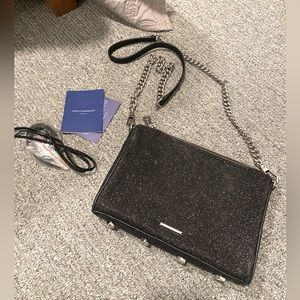 Rebecca Minkoff Avery (Black Glitter) ✨SALE✨